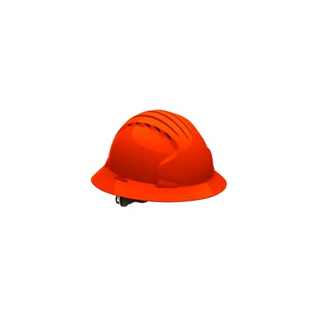 Pip JSP EVO6161 FULL BRIM, ORANGEVENTED, 6-PT, WHEEL RATCHT, PK 10 280-EV6161V-OR